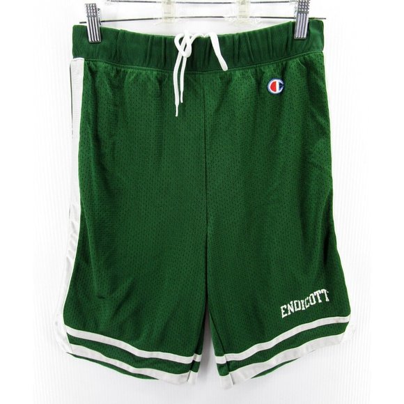 VINTAGE Champion Shorts Small Endicott College 90s Drawstring Preppy * - Picture 1 of 10